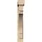 Ekena Millwork Merced Block Rough Sawn Bracket w/ Offset Brace, Douglas Fir, 6"W x 32"D x 40"H BKT0604X32X40MRC05RDF - alternate 2